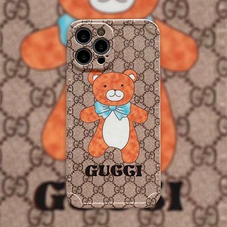 gucci アイフォン 12Promax くま 携帯ケース