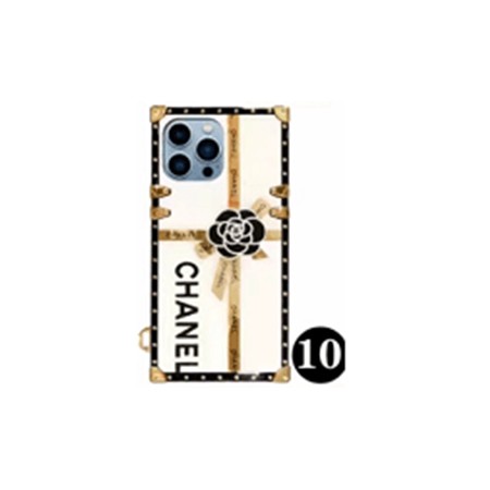 紫 iphone14プロmax カバー シャネル 