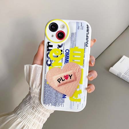 iphone 14 スマホケース コムデギャルソン comme des garçons 