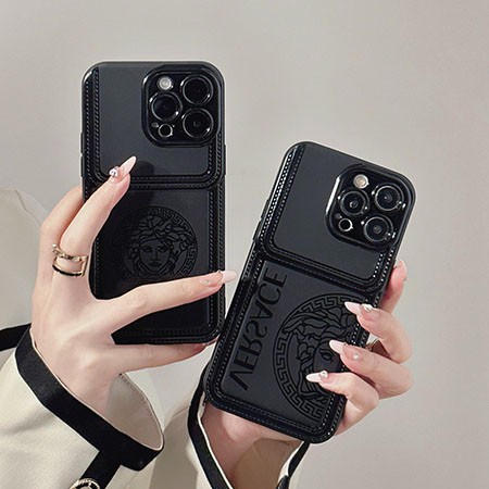 ブランド versace ヴェルサーチ アイフォーン15プラス 携帯ケース 