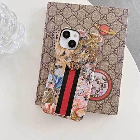 gucci風 花 アイホン 15 携帯ケース