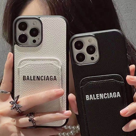 balenciaga風 多機能 アイフォン 15plus