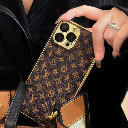 字母プリント アイホン 15 ケース lv