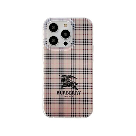 シリコン burberry風 スマホケース