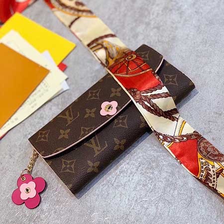 LV、エミリー、クラシック、財布、クローバー、花々、粉色レザー、モノグラム花模様、実用的、優雅、アップグレード版