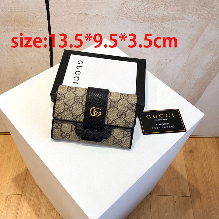 GUCCI、ブラック、ピンク、最新モデル、ショップ、輸入牛革、精巧な作り、品質、専用店、多機能、小型財布、内部仕切り、実用的