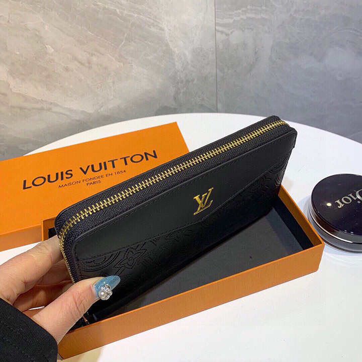 LV、牛革エンボス、ルイ・ヴィトン、百年の伝統、クラシックモデル、3つの仕切り、多カードスロット、現金収納、消費カード、領収書、ジッパー開閉、手持ち快適、単独使用、大型バッグ、贈り物